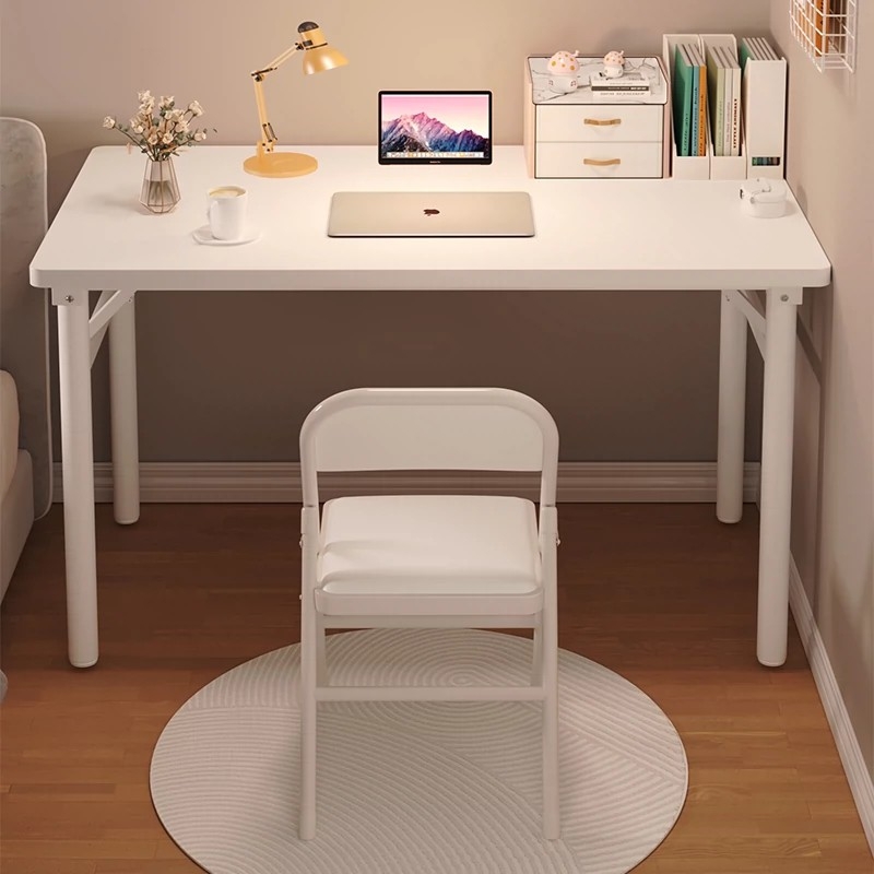 可折叠台式电脑桌家用桌子简约学生写字桌简易餐桌卧室长方形书桌