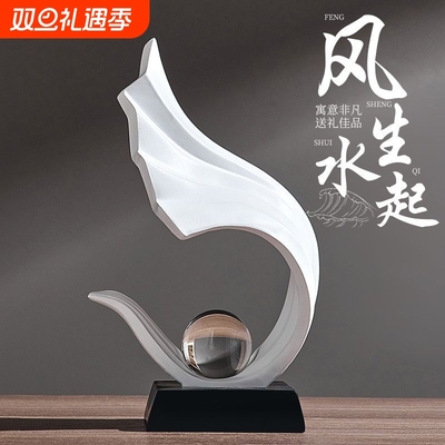 财源滚滚摆件酒柜轻奢装饰品