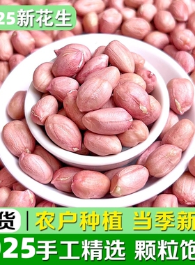 花生米26年新鲜皮生花生豆白沙农家大颗粒优质榨油新货小颗粒去壳
