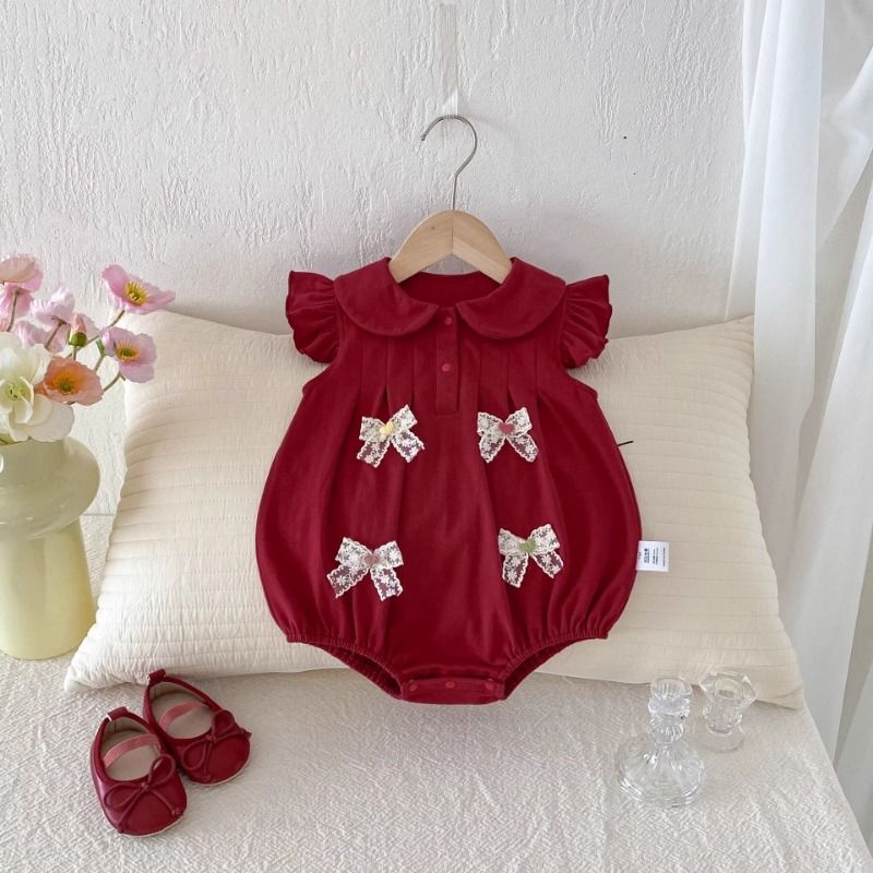 婴儿衣服夏季新生儿连体衣宝宝包屁衣周岁礼服公主包屁裙夏装薄款