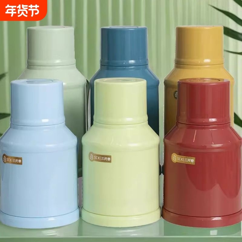 热水瓶家用暖壶大容量网红小型迷你办公室玻璃内胆高档女水壶长效