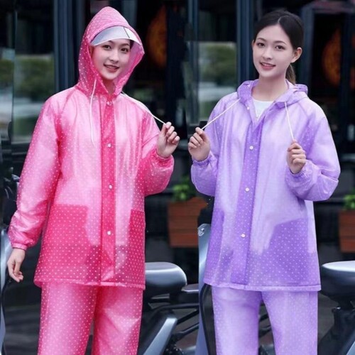 男女雨衣雨裤套装全身防