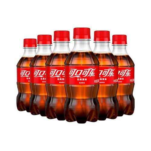 新日期口可乐300ml*24瓶碳酸饮料经典迷你小瓶装DC汽水整箱