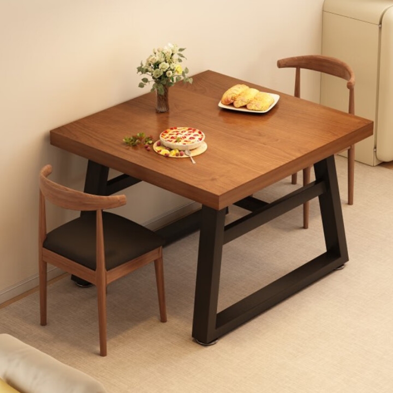 餐桌家用客厅吃饭桌子饭店方形桌茶室泡茶桌小户型家用简约会客桌