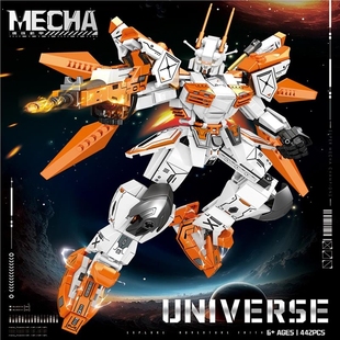 兼容乐高国风钢铁机甲战士模型积木拼图益智男孩生日礼物适用乐高