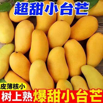 海南小台农芒果新鲜现摘小台芒应当季热带水果特产芒果包邮