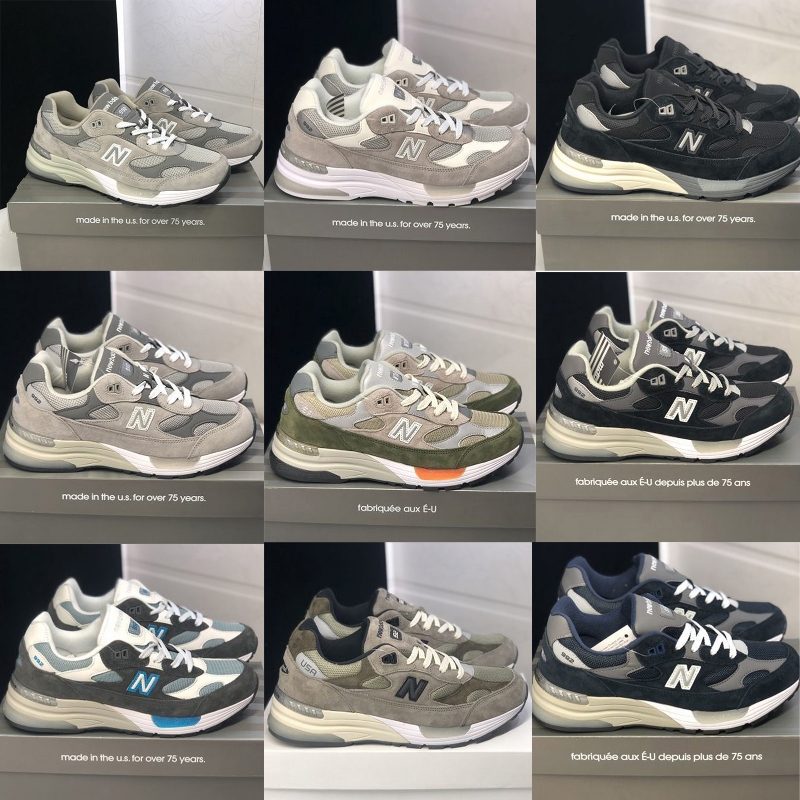 N字992系带网面透气运动休闲鞋