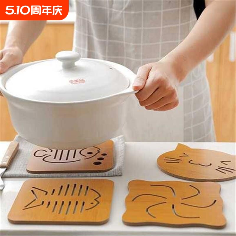 木质餐垫隔热垫餐桌垫盘子垫子家用防烫垫锅垫砂锅垫碗垫杯垫防滑