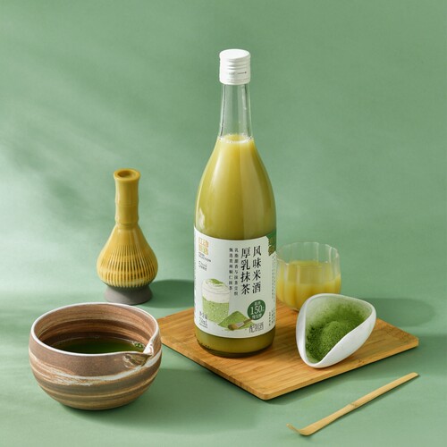 红动甄选厚乳抹茶风味米酒750ml