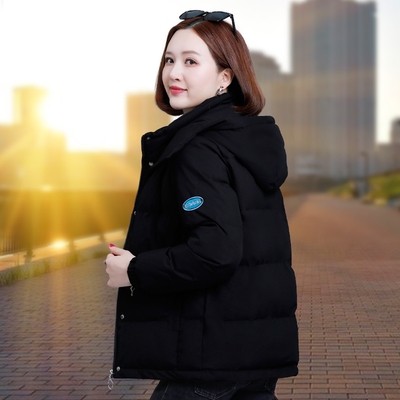 羽绒棉衣棉服女士短款2025年新款冬季小个子中年妈妈加厚棉袄轻薄