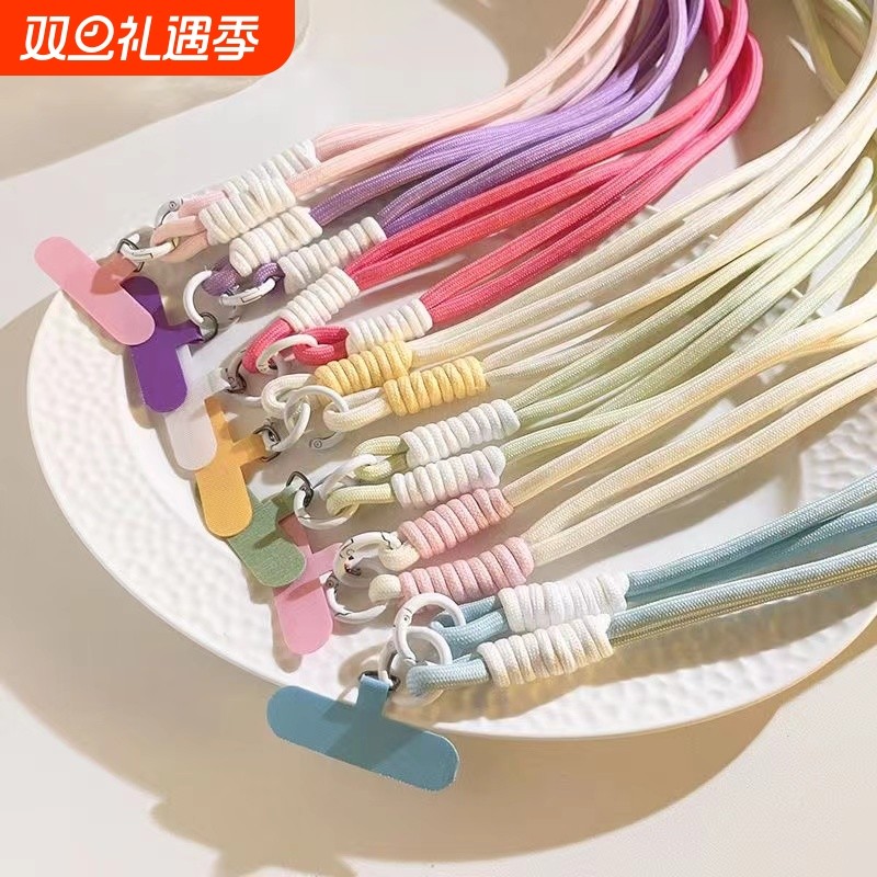 简约女手机壳挂绳斜挎背带挂链