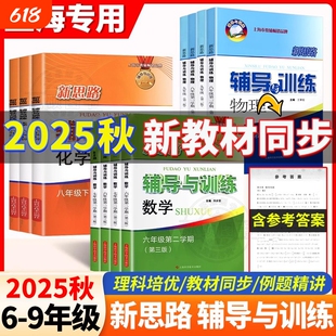 2025新思路辅导与训练六七八九上数学物理化学下册沪教版上海配套小学初中初6789年级教材课本同步训练教辅书拓展练习册第三版科学