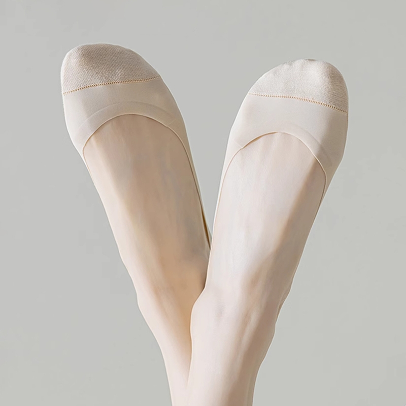 纯棉底防滑不掉跟浅口隐形船袜