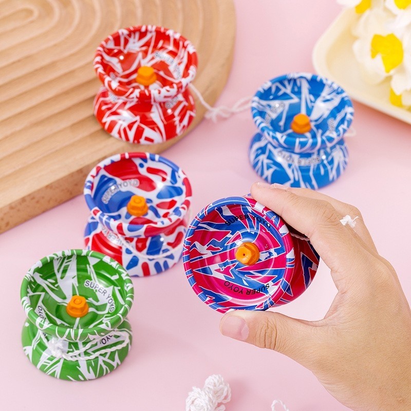 新款七彩合金溜溜球悠悠球yoyo线控玩具自动回收悠悠球儿童礼品