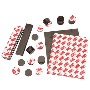 圆点磁吸片对吸橡胶磁条贴片磁贴加厚厨房背胶教具对联贴家用磁铁