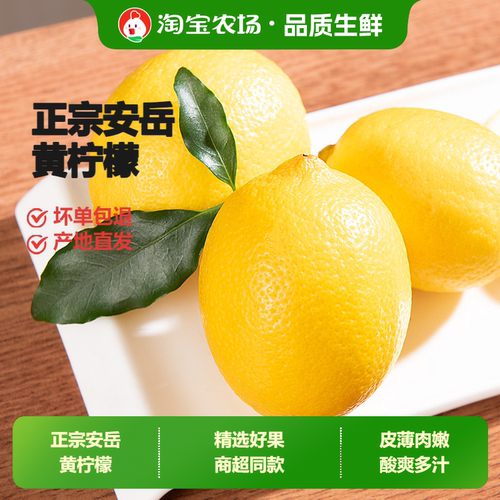 新果奶茶店安岳黄柠檬新鲜水果