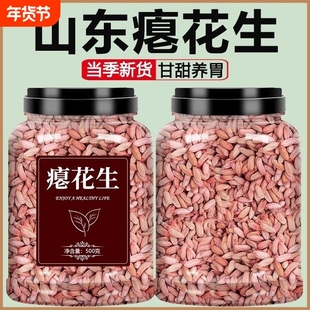 瘪花生米生2024年新山东新鲜干瘪小粒瘪子红皮仁养胃农家优质