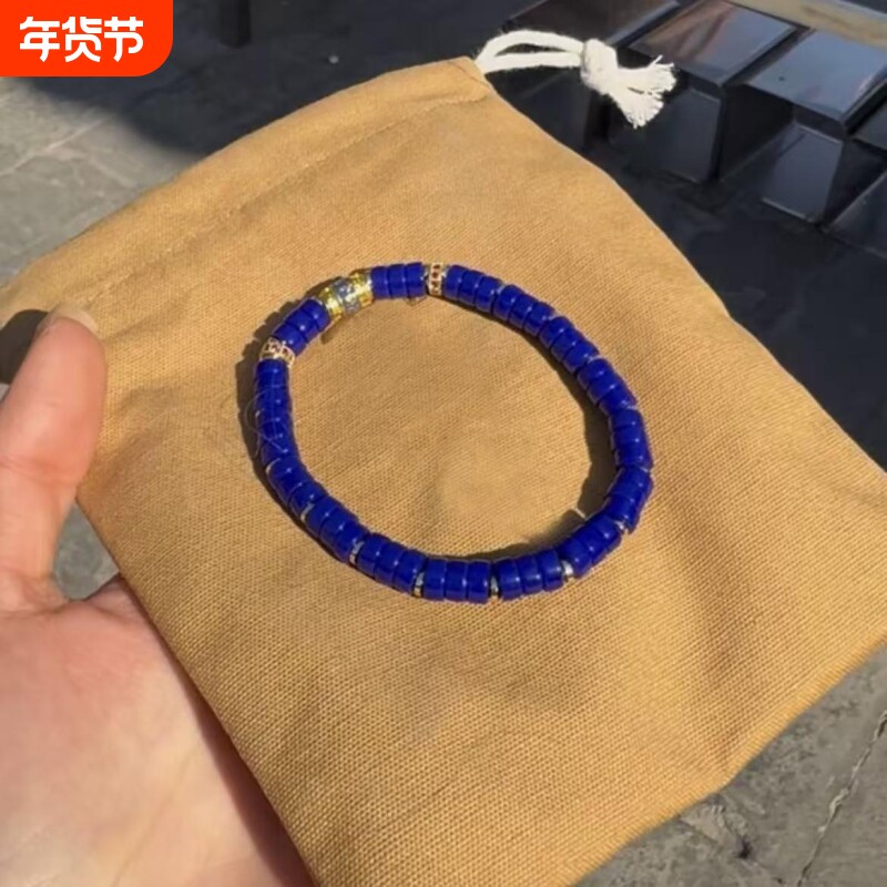 北京寺庙新款雪巴琉璃手串送家人送朋友手链