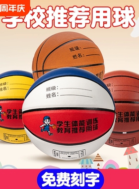 篮球小学生专用儿童幼儿园5号4号小孩蓝球7号室外水泥地耐磨PU皮