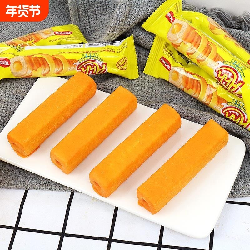 网红奶酪味玉米棒160g办公室巨好吃的解馋小零食休闲食品小吃芝士