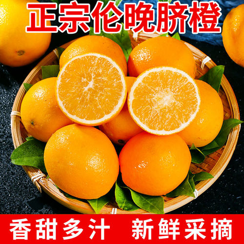 秭归脐橙伦晚脐橙应季新鲜孕妇水果当季整箱农场直发孕妇甜手剥橙