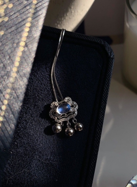 转运珠项链女锁骨链气质简约轻奢小众饰品蝴蝶双层貔貅镀金爱心