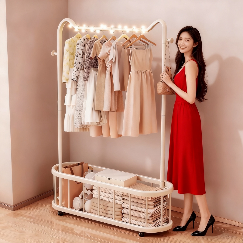 【新品N01】衣帽架落地卧室家用