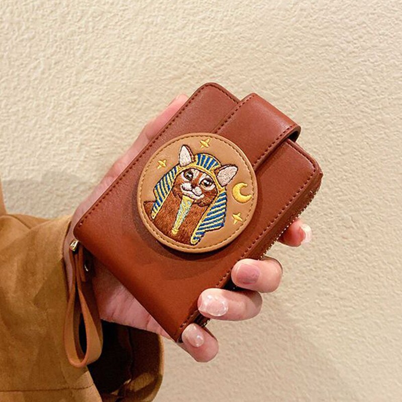 2025年新款猫咪钱包轻薄卡包多卡位证件收纳可爱零钱包礼物女卡套