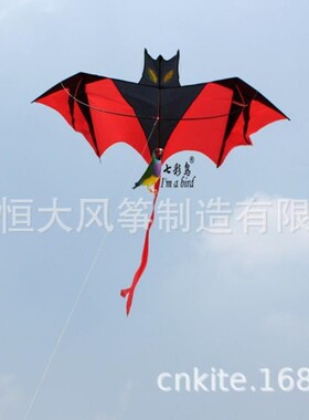 潍坊风筝 儿童风筝蝙蝠风筝  卡通动物风筝 微风易飞 bat kite