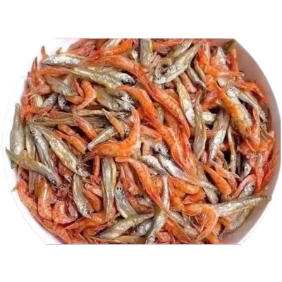 小鱼仔小鱼小虾250g*5袋农家自制自晒白条鱼小虾干货虾干含盐淡干