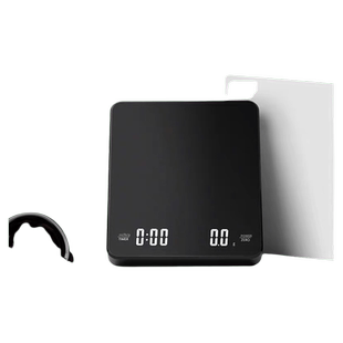 咖啡电子秤精准厨房秤小型咖啡豆专用称重器计时克称重高精度