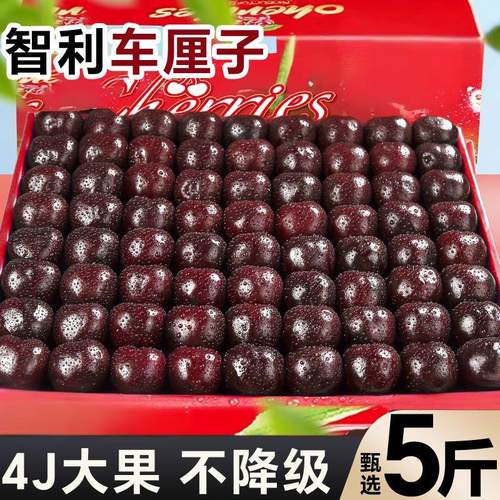 进口樱桃现货3J4J新鲜采摘智利车厘子当季脆甜孕妇水果包邮2斤