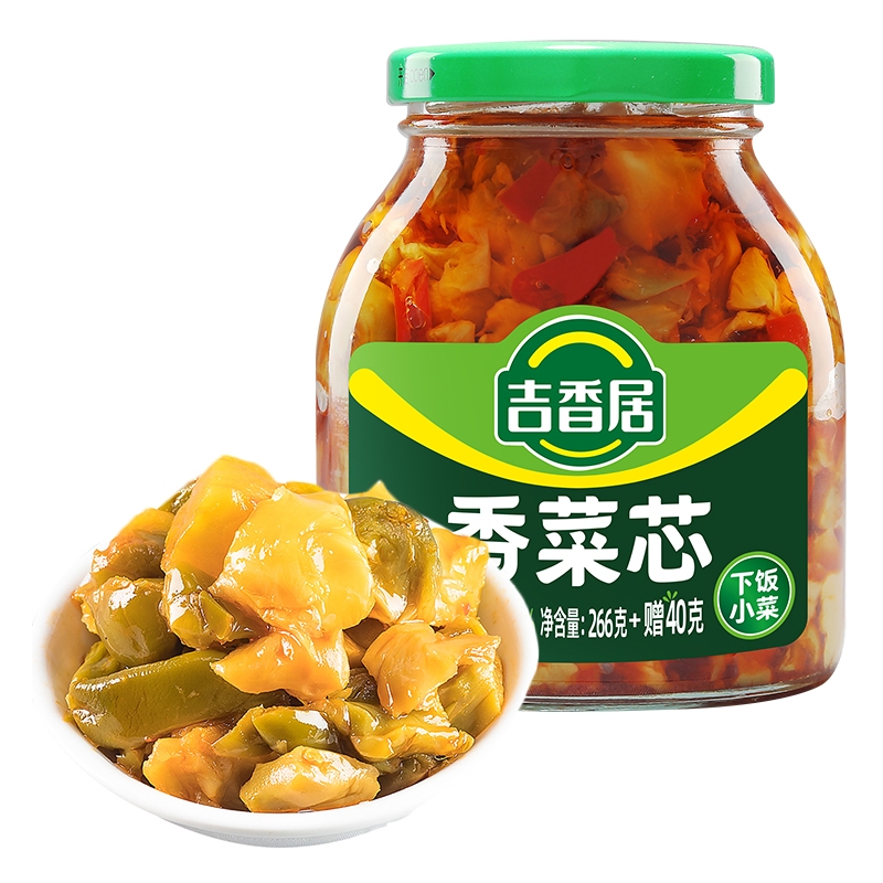 吉香居香菜芯306g微辣