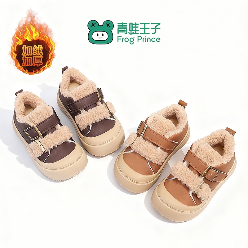 青蛙王子童鞋秋冬男童女童休闲鞋