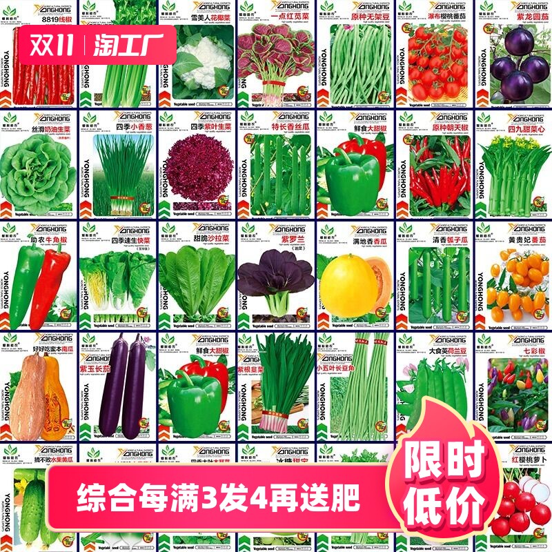 蔬菜种子四季播盆栽阳台庭院香菜生菜菠菜萝卜葱简单易种籽孑大全高性价比高么？