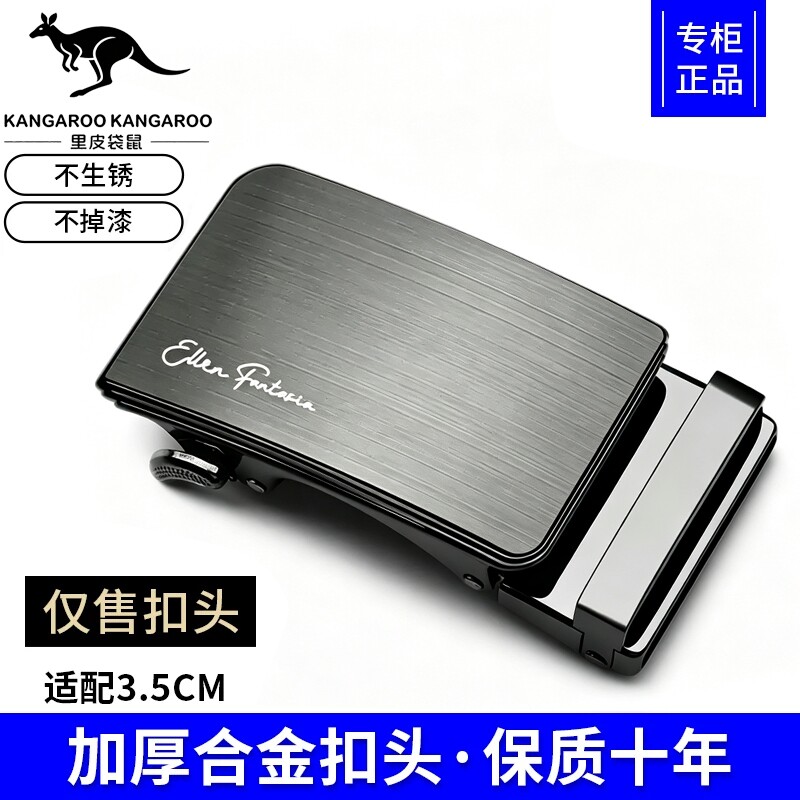 皮带扣头男士皮带头自动扣高端新款腰带卡扣单独裤带扣头配件3.5