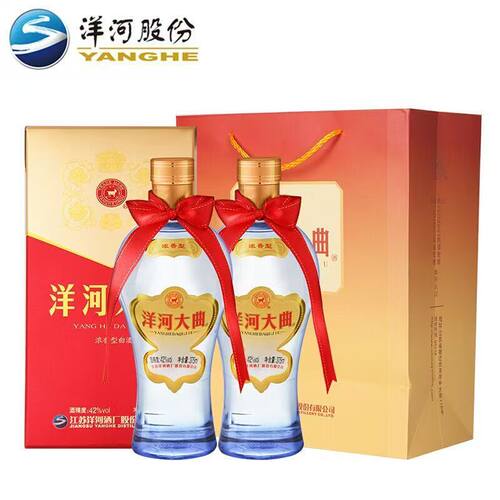 洋河大曲42度375ml大曲酒浓香型白酒年份版本随机传承婚礼老窖