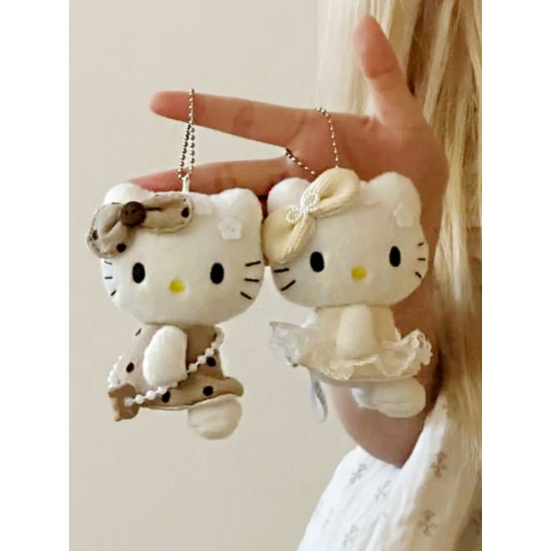日本代购中古kitty凯蒂猫helloKT猫包包挂件礼物公仔饰品书包挂饰