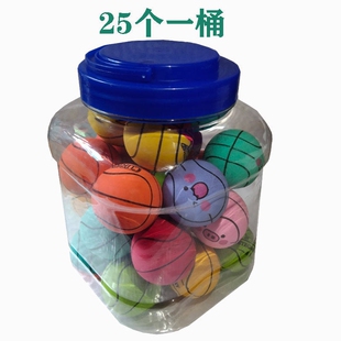 抖音新款迷你实心跳跳球无毒橡胶弹力球拍拍球互动玩具儿童手抓球