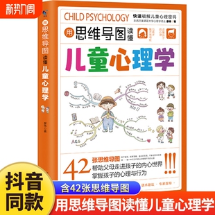 书籍孩子行为习惯与生活培养情绪管理与性格养成指导书家庭教育漫画 用思维导图读懂儿童心理学育儿书籍父母必读正版 抖音同款