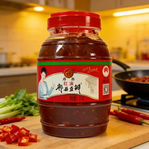 丹丹1.3KG*1瓶红油郫县豆瓣酱