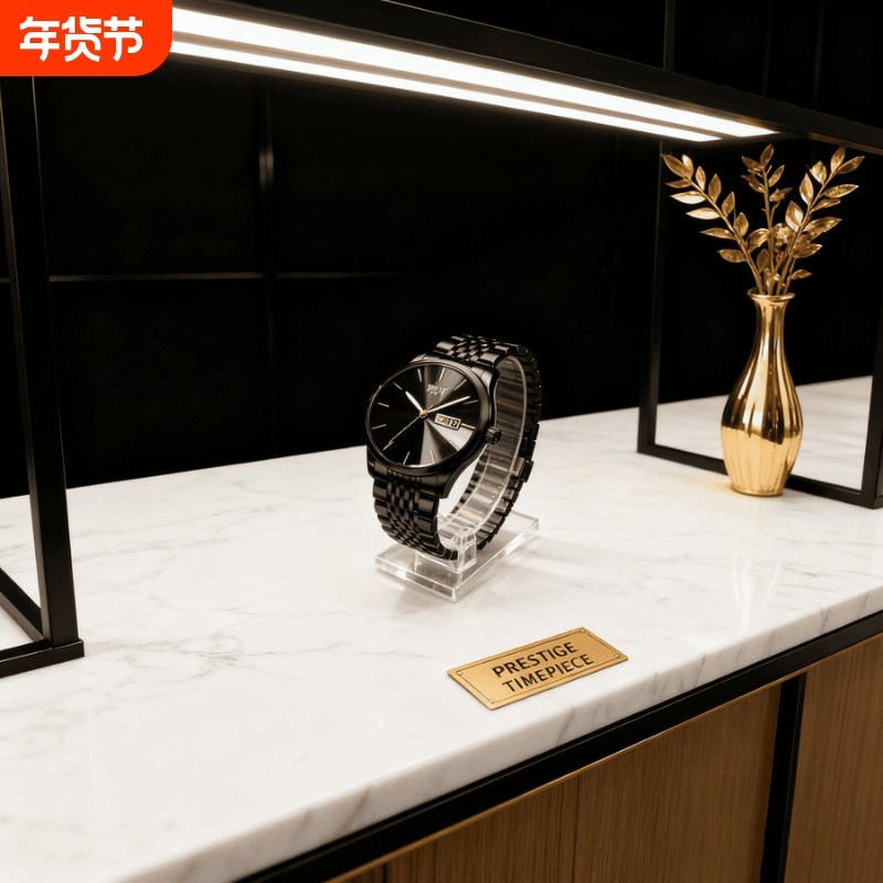 正品瑞士全自动非机械表手表男士学生韩版时尚潮双日历防水表夜光