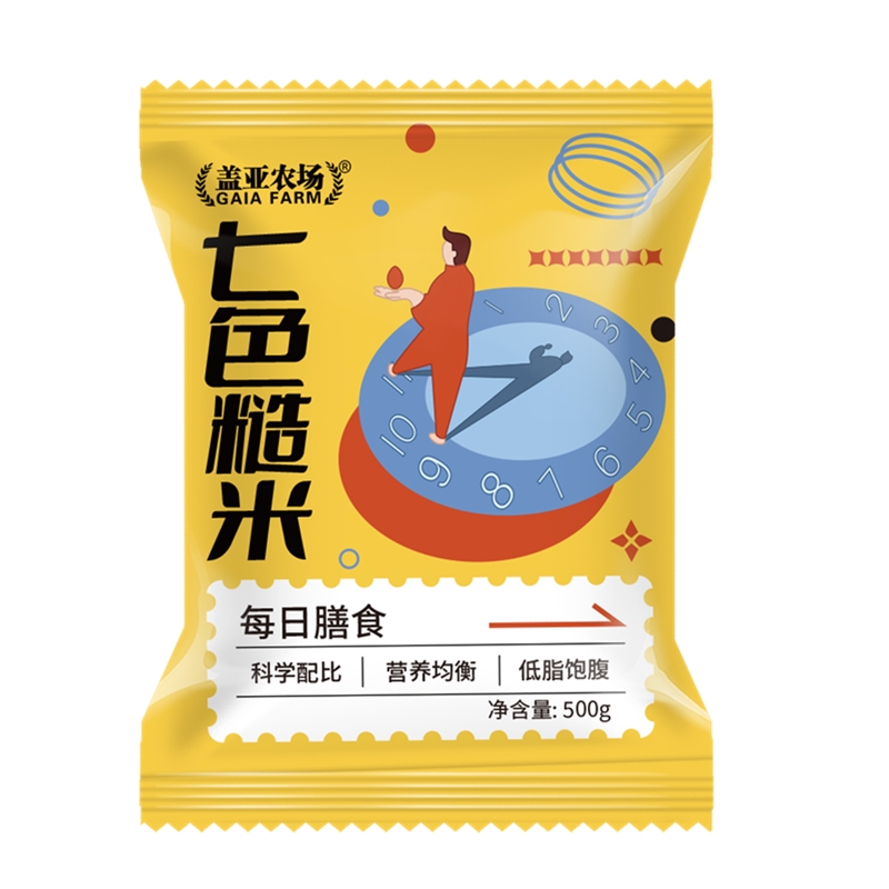 盖亚农场七色糙米500g*1袋