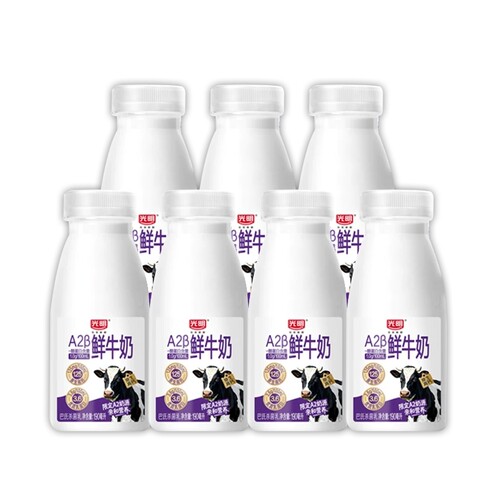光明A2β-酪蛋白鲜牛奶190ml*7瓶 【多规格】