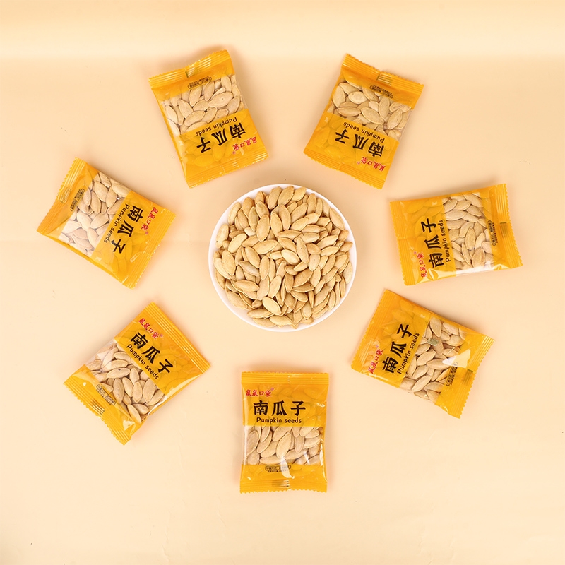 新疆美人甲长粒椒盐味南瓜子大颗粒休闲小包装办公家庭追剧小零食