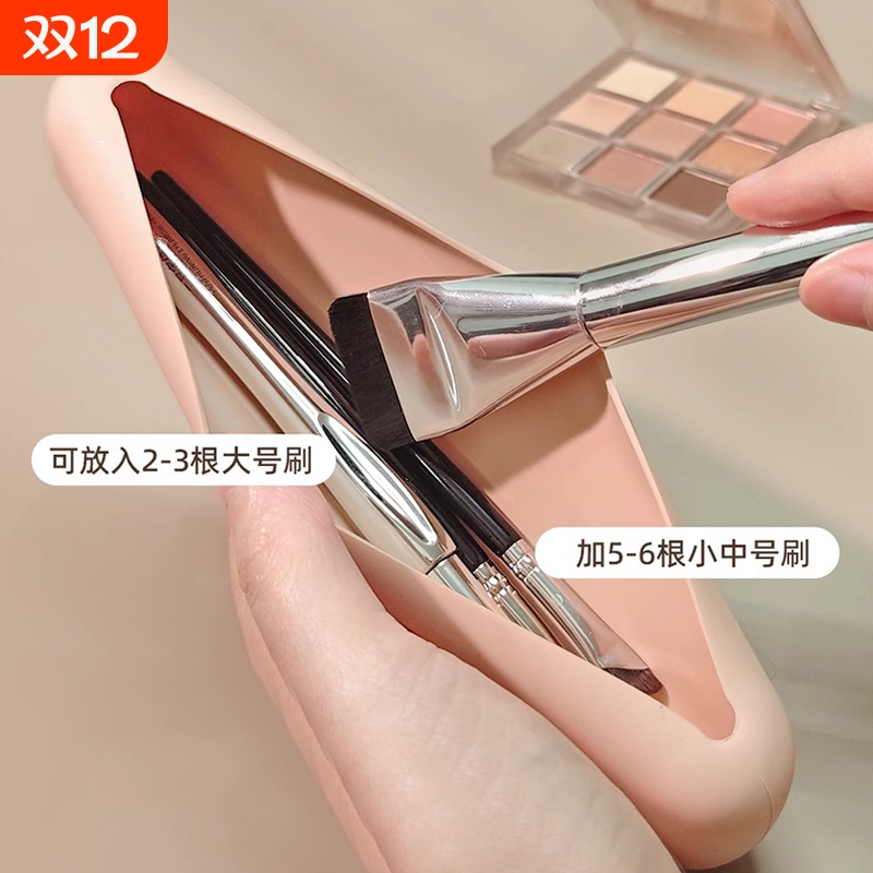 T化妆刷收纳包A1pn0-化妆刷美妆包腮红眼影刷化妆收纳旅行便携