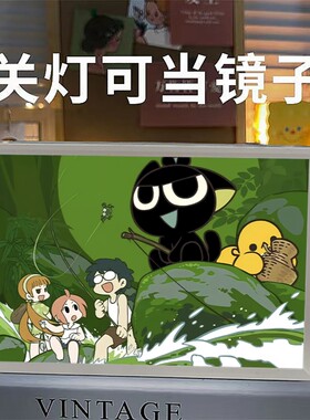 罗小黑战记灯光画漫画周边发光氛围灯画卧室二次元手办小夜灯礼物