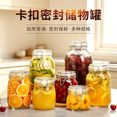 玻璃密封罐防霉消毒|千人加购