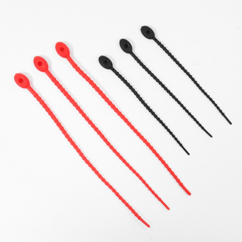 T扎带/硅胶A1pl001-多功能收纳绳环防丢扎带包包配件车挂扣环捆