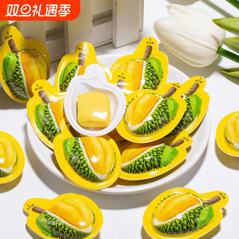 3D综合水果味奶糖真果肉特浓软糖散装追剧休闲小零食结婚喜糖果